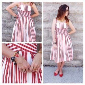 Anthropologie Odille Regatta Striped Dress